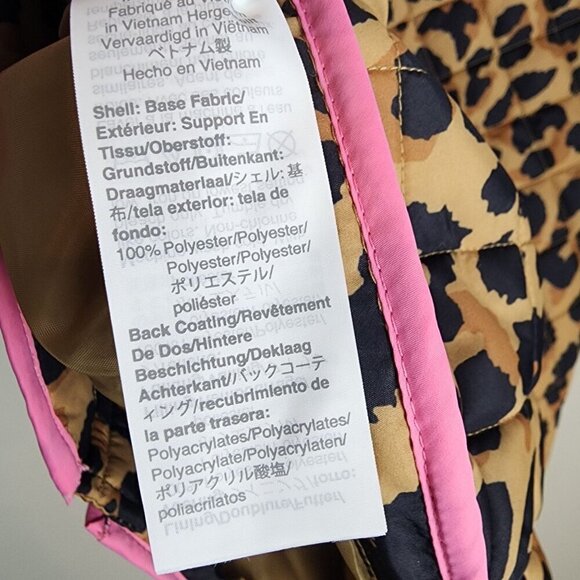 Crewcuts by J.Crew factory girls sz 14 animal print leopard vest pink trim - Picture 7 of 10